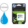 Cartouche hp 933xl jet d'encre cn054ae couleur cyan haute capacité 825p