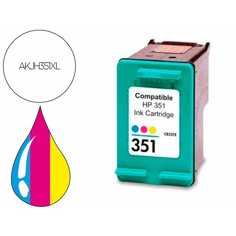 Cartouche hyperburo jet encre comp hp 351xl cl