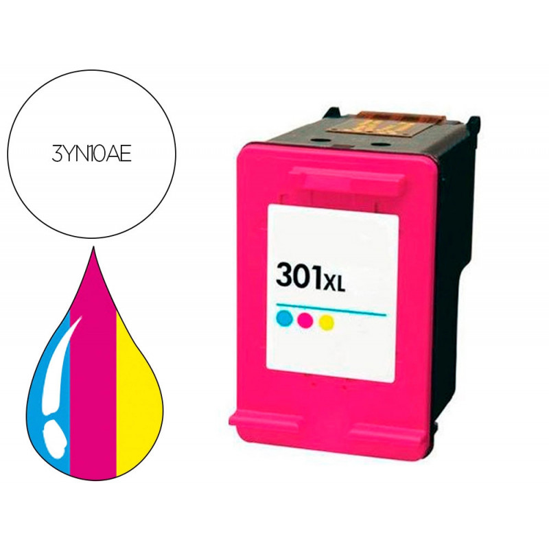 Cartouche hyperburo jet encre comp hp 301xl cl