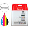 Cartouche canon jet d'encre cli 581 pixma multipack 5,6ml x 4 couleurs noir jaune cyan magenta