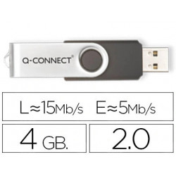 Clé usb q-connect 2.0 4gb...
