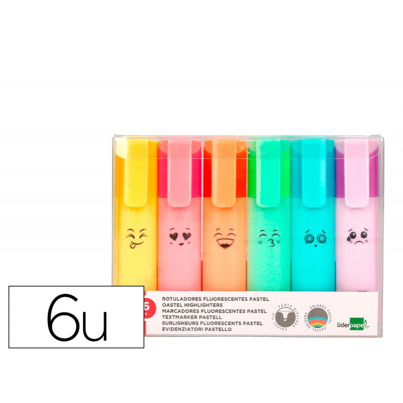 LID P/6 SURLIGNEURS ASS PASTEL