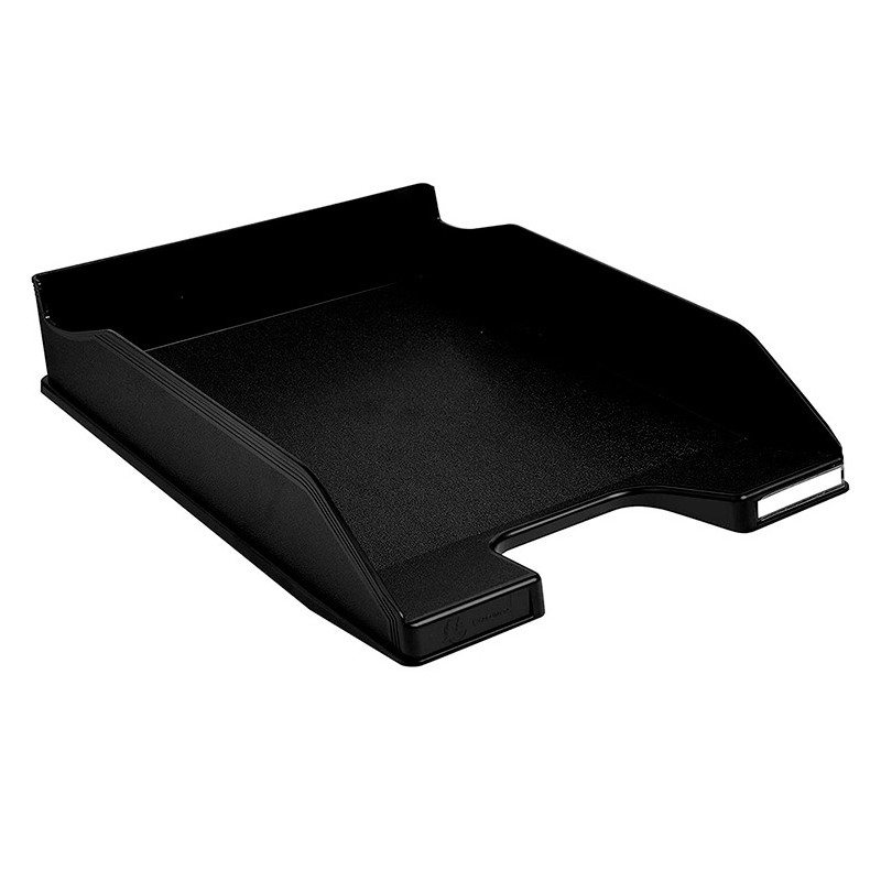 EXACOMPTA Corbeille à courrier Combo Midi Office. Dimensions (l x h x p) : 25,5 x 6,5 x 34,6 cm. Noir