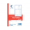 ELVE Carnet Factures - A5 - 50 dupli