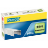RAPID Agrafes N°24/6 galvanisées en Boîte de 1000