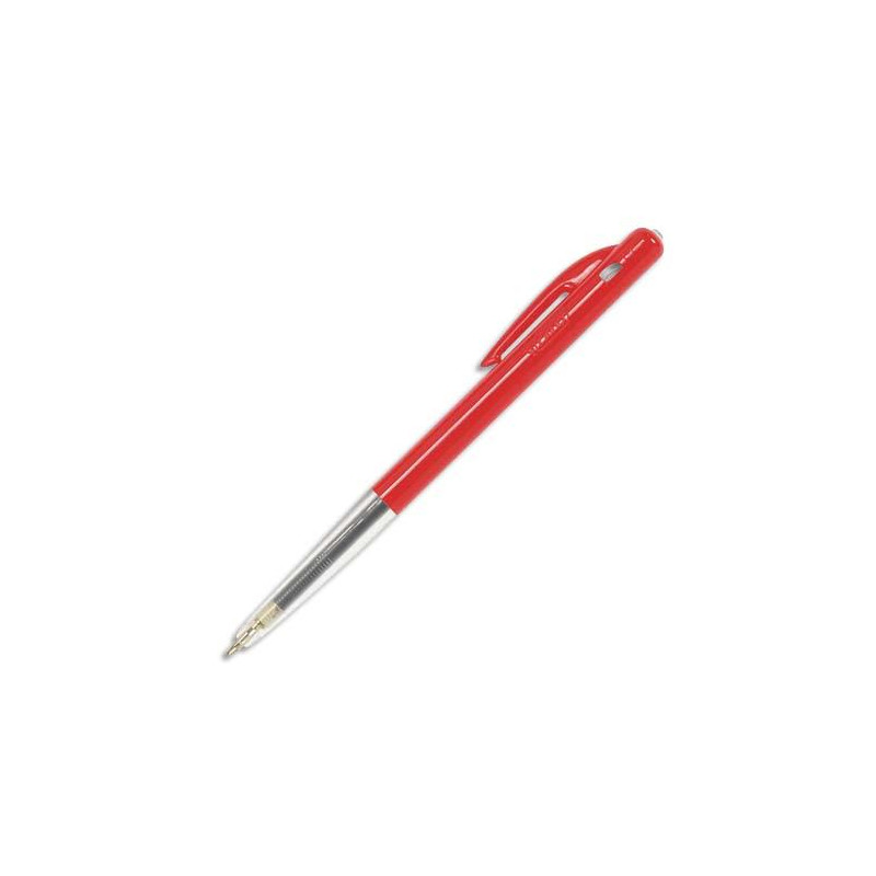 BIC M10 Original Stylos-Bille Rétractables Pointe Moyenne (1,0 mm) - Rouge