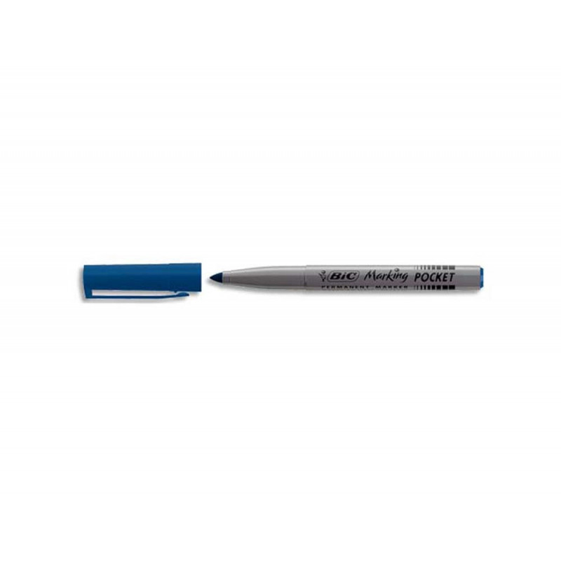 BIC Marking Fine ECOlutions Marqueurs Permanents à Pointe Conique Fine - Bleu