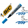 BIC Marking 2300 ECOlutions Marqueurs Permanents à Pointe Moyenne Biseautée - Bleu
