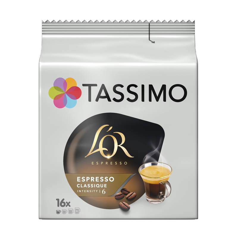 Café tassimo 16 dosettes expresso classique 6