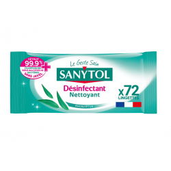 72 Lingettes Désinfectantes...