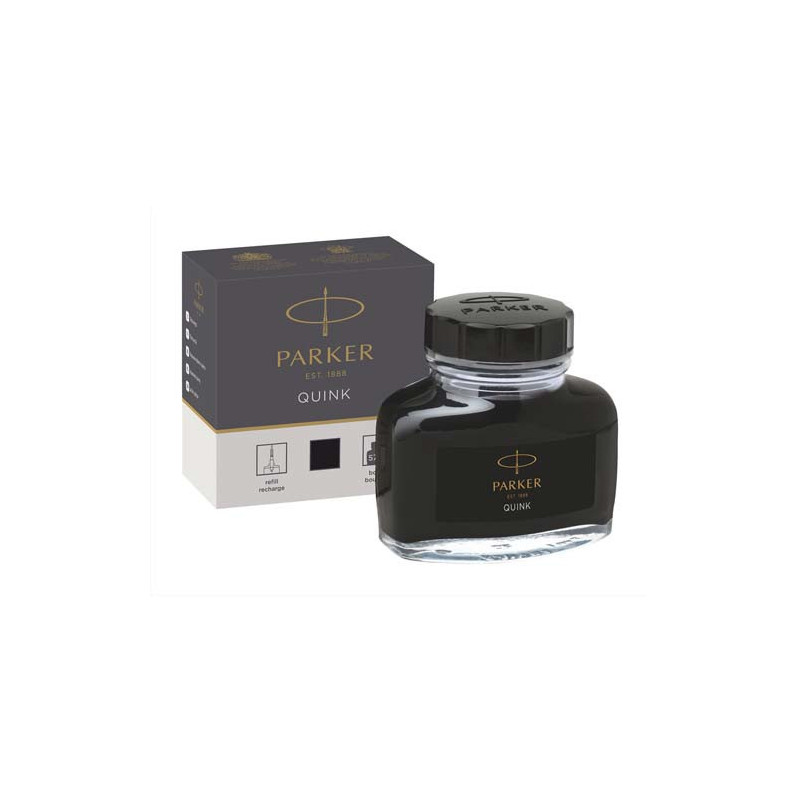 PARKER Flacon 50ml encre Bleue effaçable. En blister.