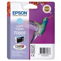 EPSON Cartouche Jet d'Encre Claria Cyan clair ''Colibri'' - C13T08054011