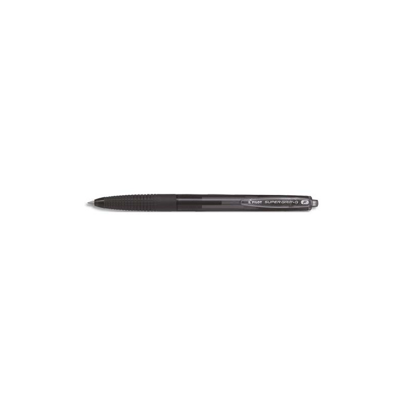 PILOT Stylo bille SUPER GRIP G rétractable pointe fine encre Noire