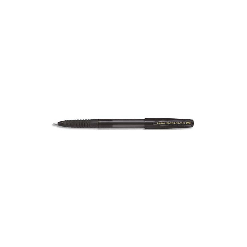 PILOT Stylo bille SUPER GRIP G pointe moyenne encore Noire