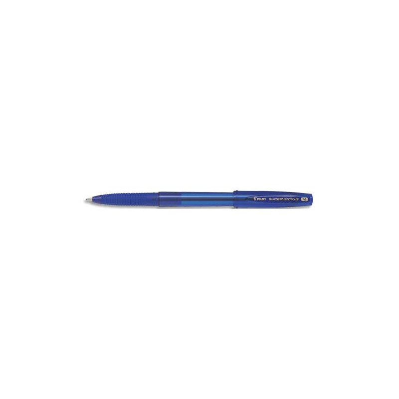 PILOT Stylo bille SUPER GRIP G pointe moyenne encore Bleue