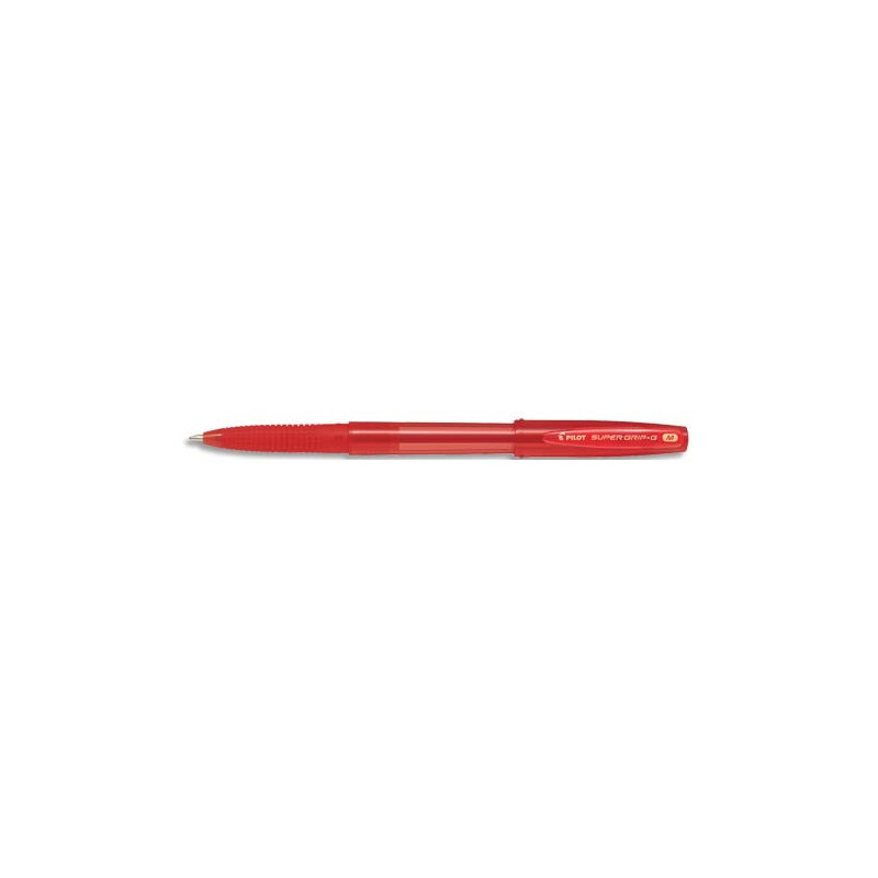 PILOT Stylo bille SUPER GRIP G pointe moyenne encore Rouge