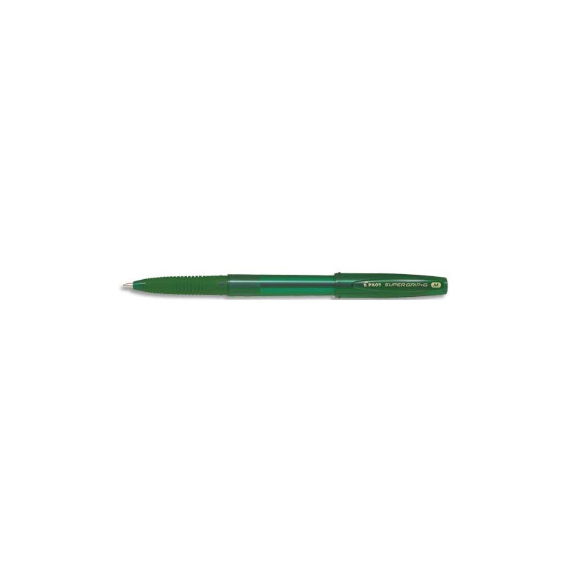 PILOT Stylo bille SUPER GRIP G pointe moyenne encore Vert