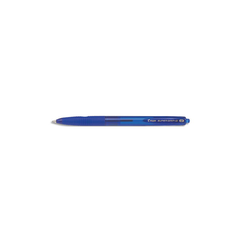 PILOT Stylo bille SUPER GRIP G rétractable pointe moyenne encre Bleue