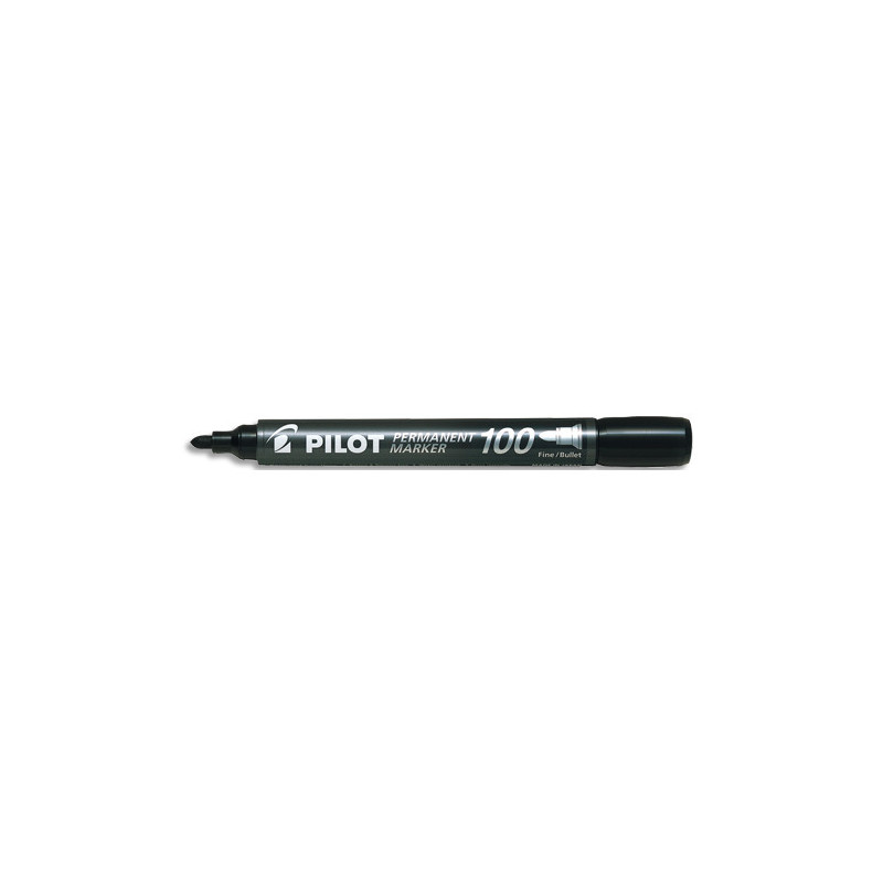 PILOT Marqueur permanent MARKER 100 pointe conique fine encre Noir