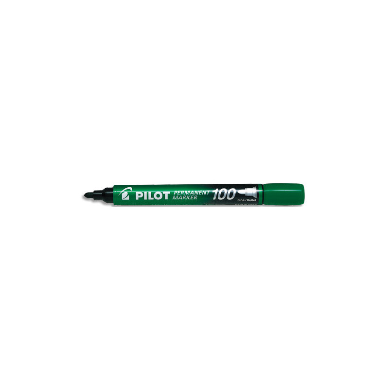 PILOT Marqueur permanent MARKER 100 pointe conique fine encre Vert