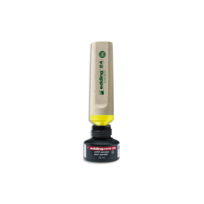 EDDING Recharge encre Jaune pour surligneur Ecoline 24