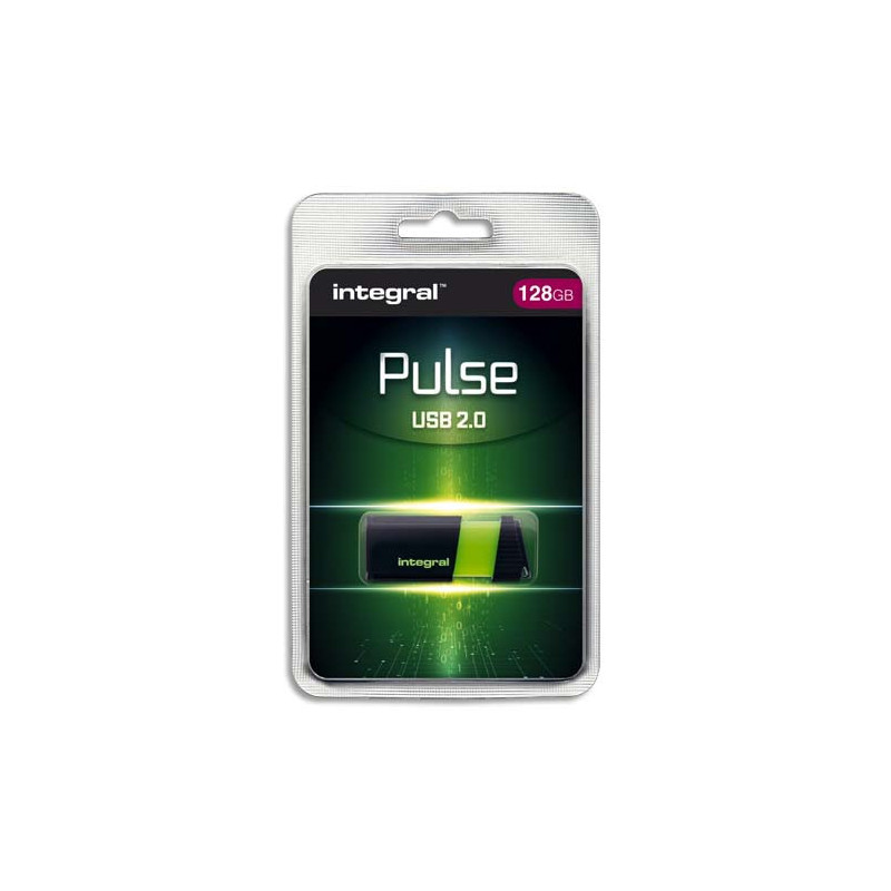 INTEGRAL Clé USB 2.0 PULSE 128Go Verte INFD128GBPULSEGR