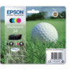 EPSON Multipack Cartouches Jet d'Encre DURABrite Ultra 4 couleurs ''Balle de Golf'' 34 - C13T34664010