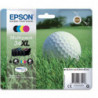 EPSON Multipack Cartouches Jet d'Encre DURABrite Ultra 4 couleurs ''Balle de Golf'' 34XL - C13T34764010