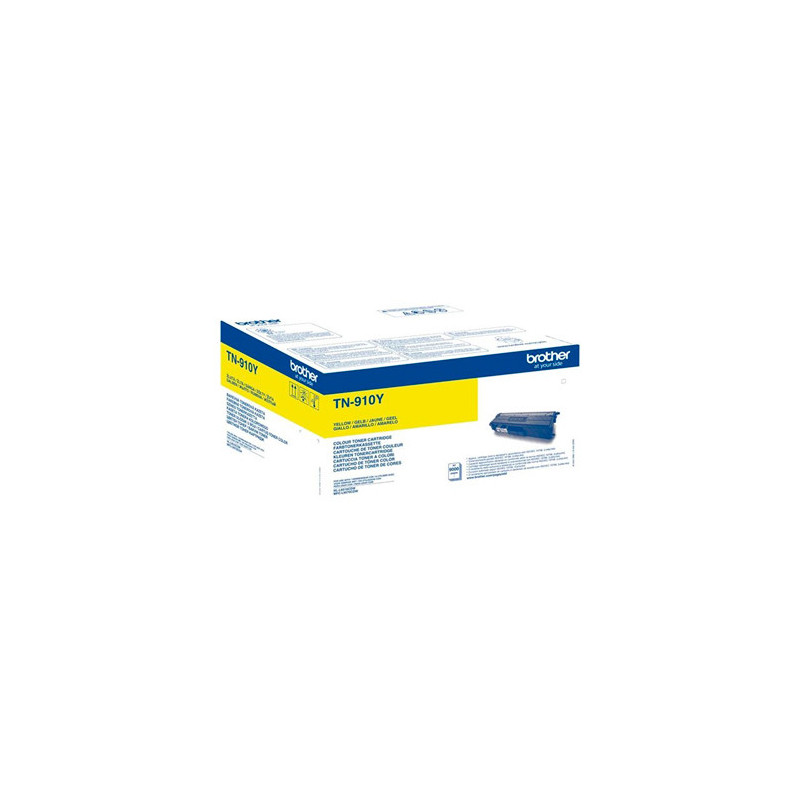 BROTHER Cartouche kit toner Jaune ultra haute capacité TN910Y