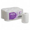 KLEENEX Lot de 6 Bobines d'essuie-mains Slimroll 2 plis - L100 m, H19,8 cm D14,5 cm pour Aquarius Blanc