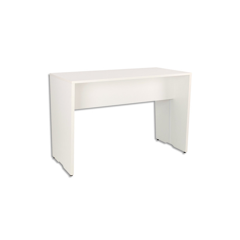 GAUTIER OFFICE Table haute connectée Yes Blanc, livré avec top access et 2 boîtiers L160 x H105 x P80 cm