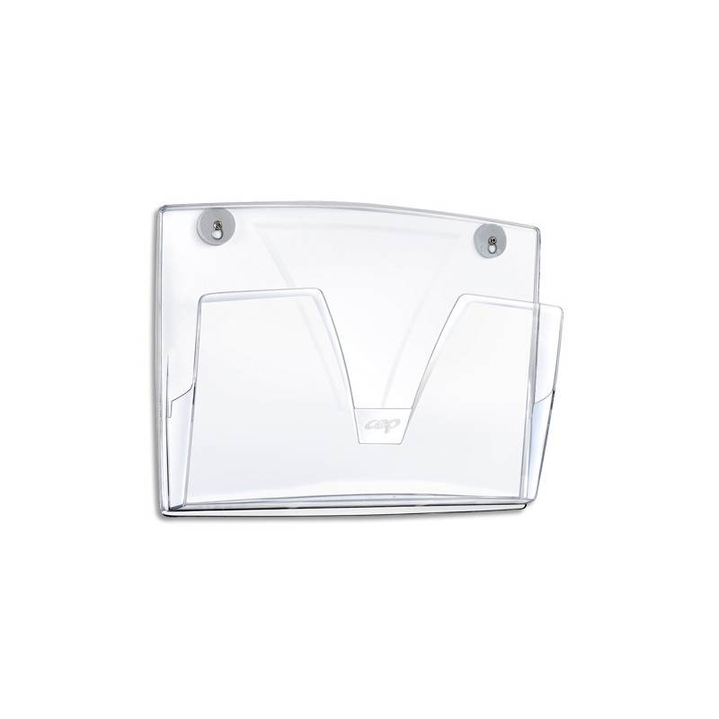 CEP Corbeille murale magnétique Cristal, format A3+, charge 2Kg - Dimensions : L36,1 x H27 x P8,6 cm