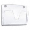 CEP Corbeille murale magnétique Cristal, format A3+, charge 2Kg - Dimensions : L36,1 x H27 x P8,6 cm