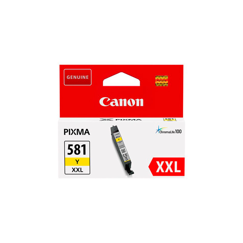 CANON Cartouche Jet d'encre 581 Jaune XXL 1997C001