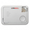 LIFEBOX Détecteur de monoxyde de carbone CE 7 ans Blanc - Dimensions : L10 x H7,2 x P3,6 cm