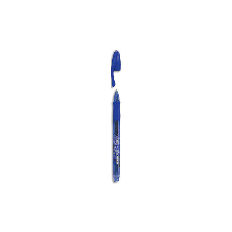 BIC Gel-ocity Illusion Stylos Gel Effaçables Pointe Moyenne (0,7 mm) - Bleu