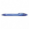 BIC Gel-ocity Quick Dry Stylos-Gel Rétractables Pointe Moyenne (0,7 mm) - Bleu