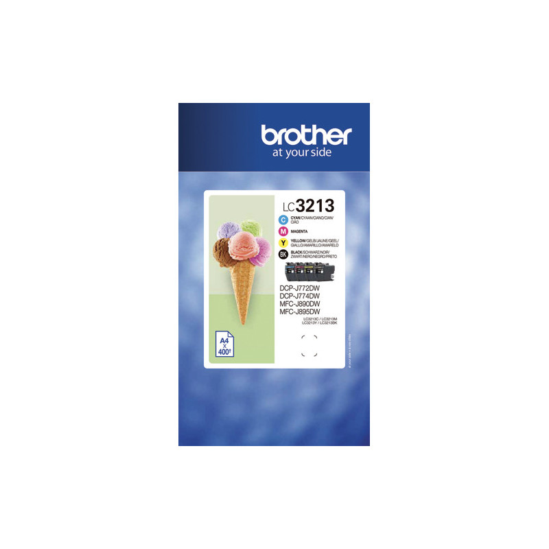 BROTHER Multipack LC 3213 4 couleurs