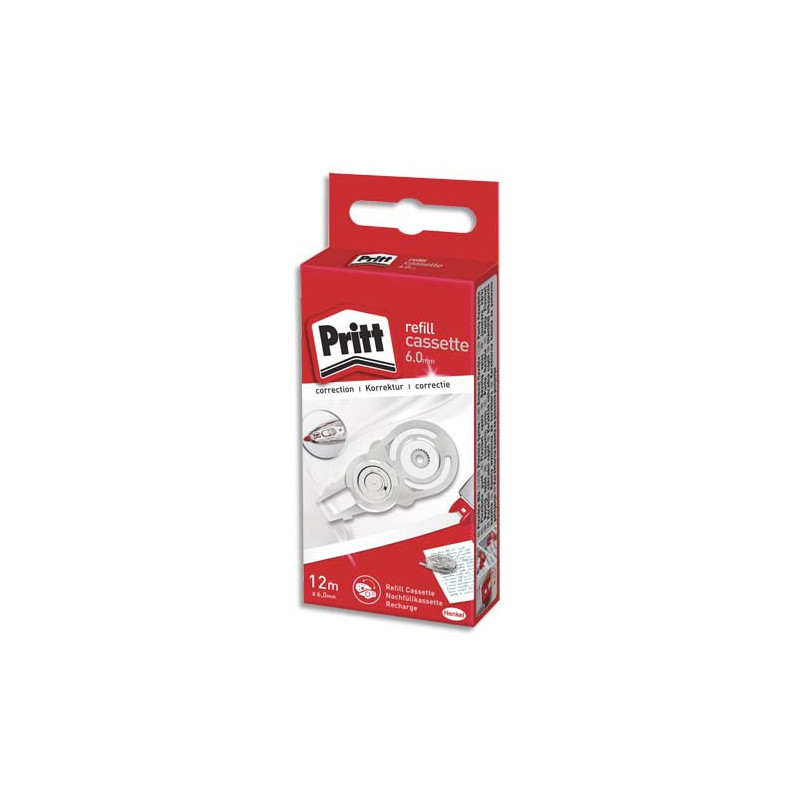 PRITT Recharge pour roller de correction FLEX ROLLER. Ruban 6 mm x 12 m