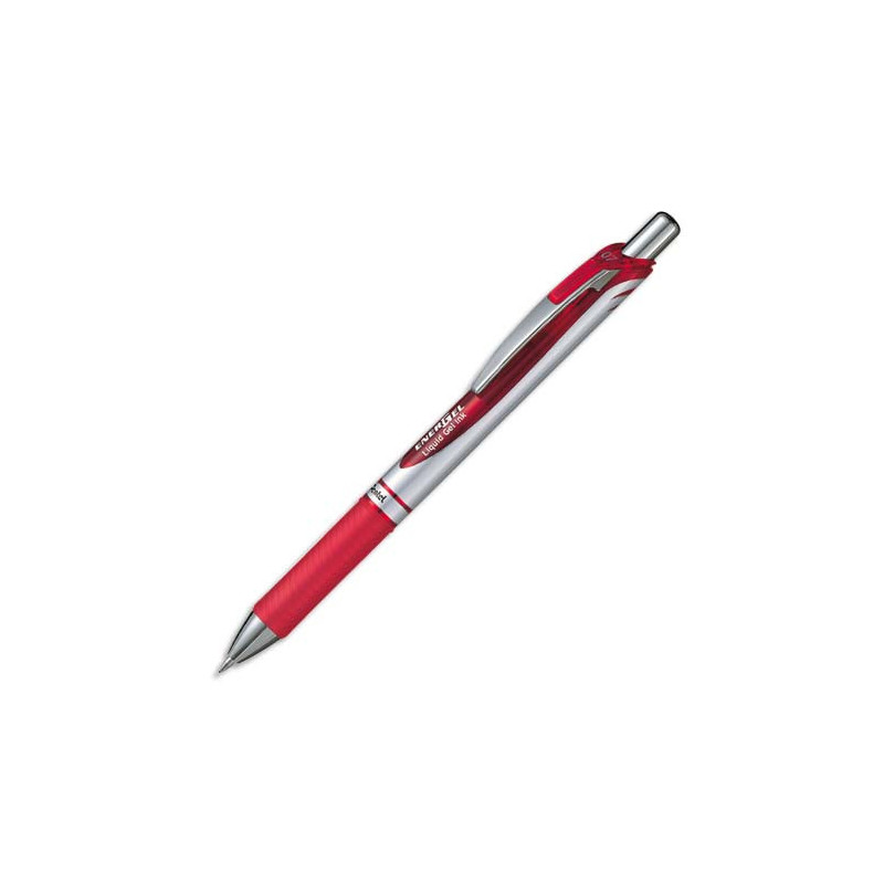 PENTEL Stylo à bille energel rétractable 0,7 mm Rouge BL77