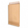 Paquet de 25 pochettes kraft armé brun 120 g, 3 soufflets de 5 cm, 26 : 275x365mm. Autoadhésive