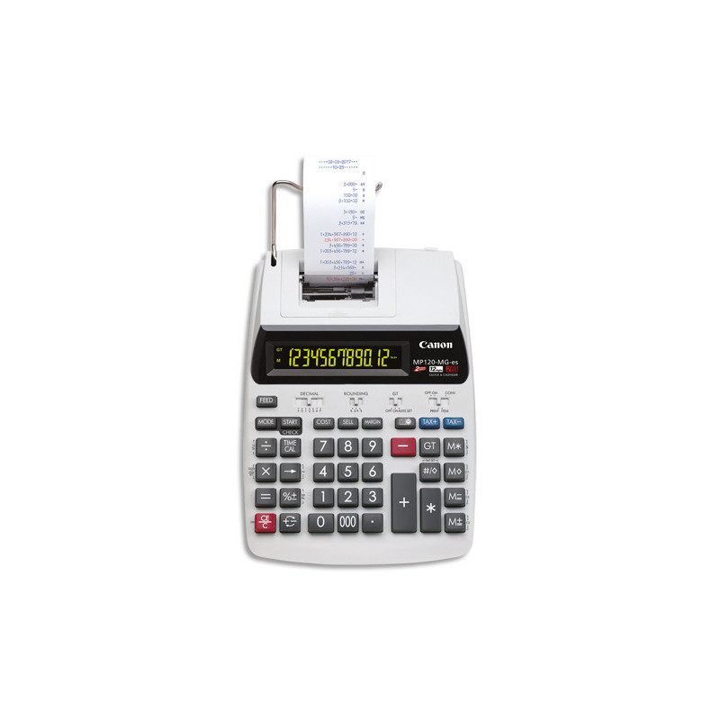 CANON Calculatrice imprimante professionnelle 12 chiffres MP-120-MG-ES II 2289C001