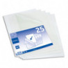 VIQUEL Sachet 25 pochettes coin PP grainé 13/100e. Coloris incolore