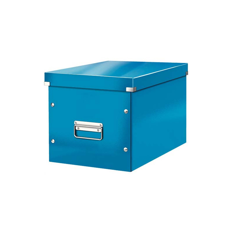 LEITZ Boîte Click & Store WOW cube, format Large, bleu