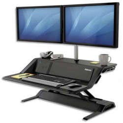 FELLOWES Plate-forme assis-debout Lotus DX Noire 8081001