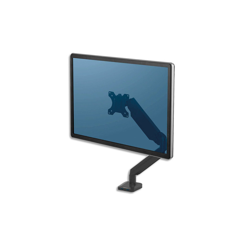 FELLOWES Bras porte-écran simple Platinum Series Noir 8043301