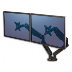 FELLOWES Bras porte-écran double Platinum Series Noir 8042501