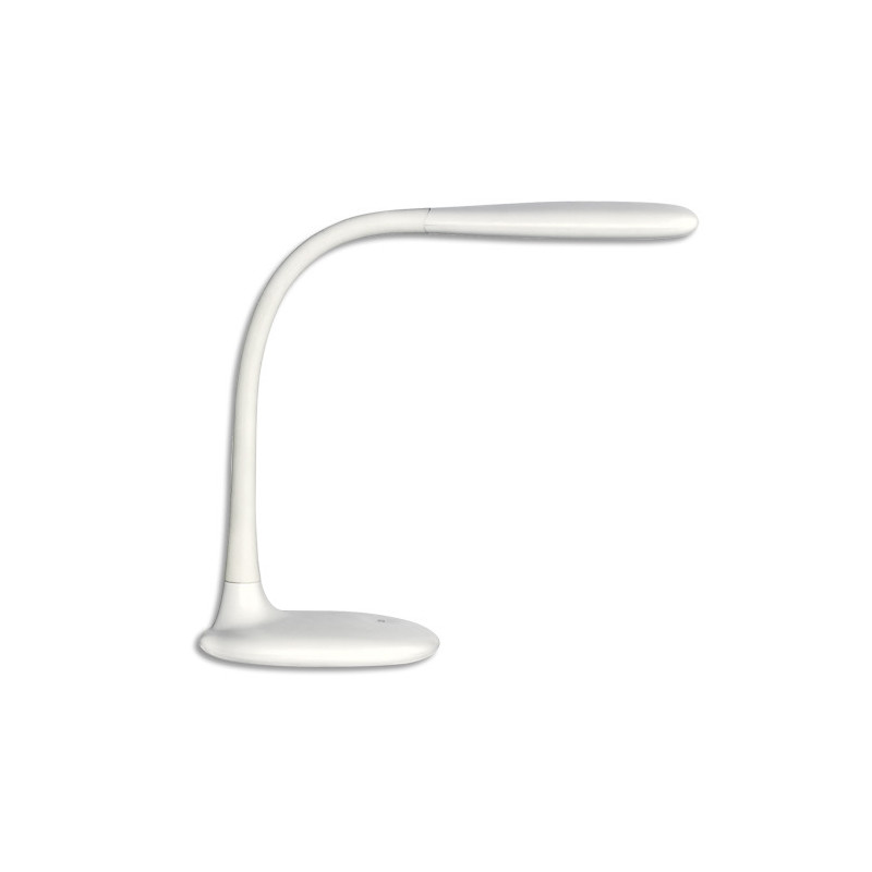 UNILUX Lampes à LEDS Lucy Blanche en métal gainé élastomère, hauteur 39 cm, longueur bras 37 cm