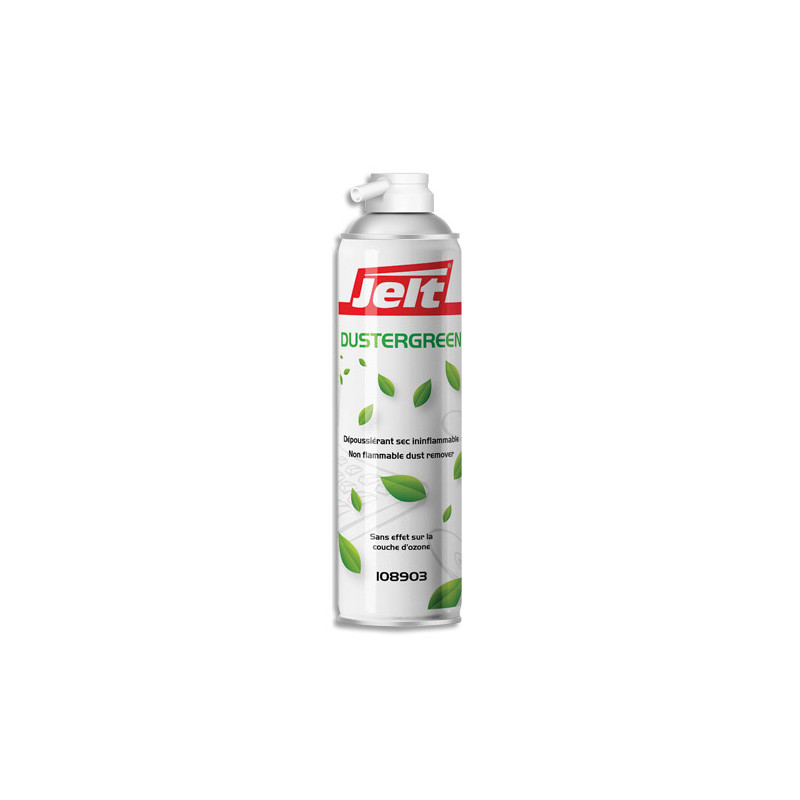 JELT Aérosol dépoussiérant DUSTERGREEN gaz 1234ze HFO sans HFC 650ml/400g 108903