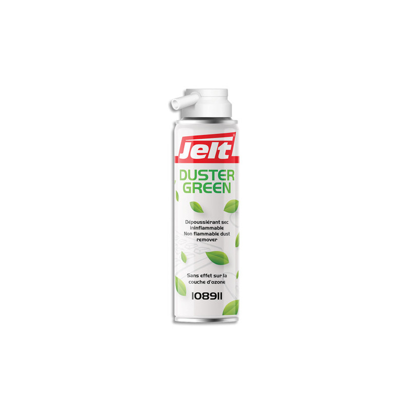 JELT Aérosol dépoussiérant DUSTERGREEN gaz 1234ze HFO sans HFC 210ml/150g 108911